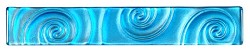 Unbranded Accents Glamour Blue Glass Border