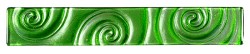 Unbranded Accents Glamour Green Glass Border