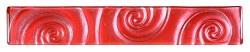 Unbranded Accents Glamour Red Glass Border