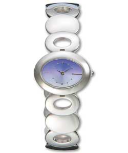 Accu.2 Ladies Palladium Plated Bracelet Watch