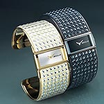 Accu 2 Womens 2 Black Bling Watch