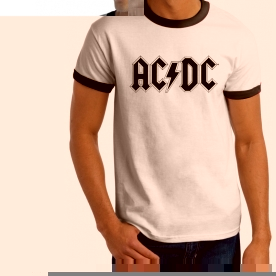 Unbranded ACDC Logo T-Shirt XX-Large