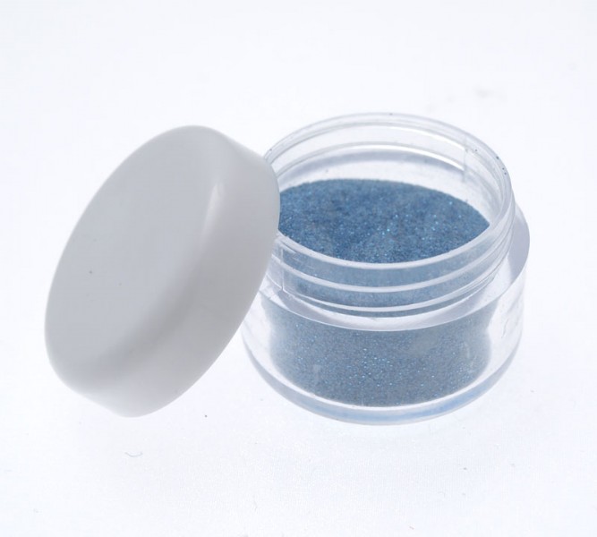 Color Acrylic gives you the most intense color. This is super nice blue glitter