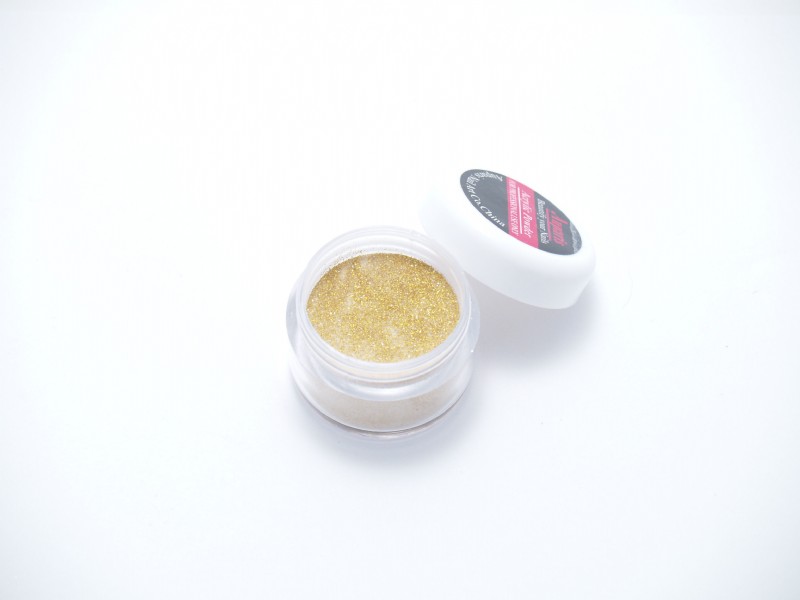 Gold Acrylic Powder with gold metallic flakes 20g (.7 ounces)  Acrylic powder with superior coverage