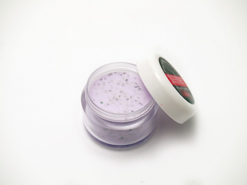 Acrylic Powder Pink with large glitter