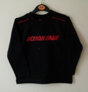 Action Man Long Sleeved T-Shirt- Black - 4/5 yrs