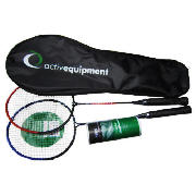 Unbranded Activequipment 2 Player Badminton Set