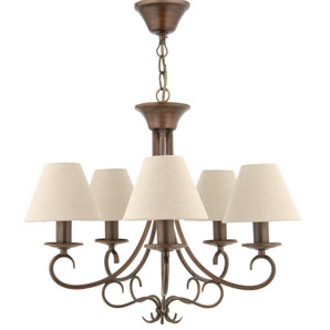 Acton Ceiling Light- 5 Arm