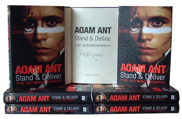 Adam Ant and#8211; Stand and Deliver - Signed copy
