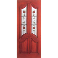 Adelaide Mortise/Tenon Door Dec Dbl Sided Lead Eff Glass (D)44x(H)2032x(W)813mm