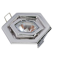 Adjustable Hexagon Head Downlighter Kit Chrome