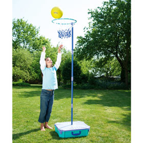 Unbranded Adjustable Netball Post and Ball