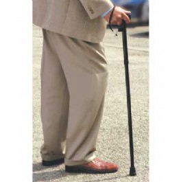 Ever-handy Lightweight Walking Stick complete with sturdy alloy frame contoured ergonomic handle and