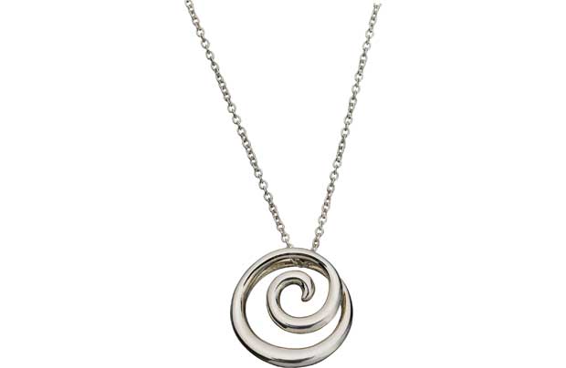 Unbranded Adoration Sterling Silver Swirl Pendant