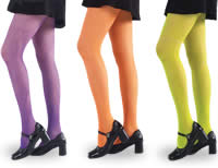 Adult Neon Fishnet Tights (Green)