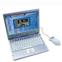Advance Xtra Laptop is a funky style laptop with 70 arcade-style adventure activities teaching
