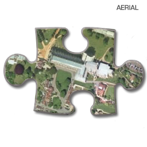 Unbranded (Aerial) - Personalised Map Jigsaw Puzzle - 255