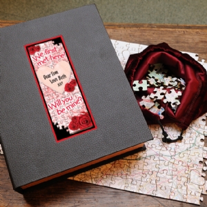 Unbranded (Aerial) - Personalised We First Met Here Jigsaw