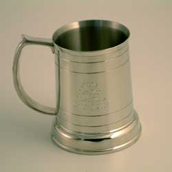 Unbranded Age Pint Pewter Tankard 21st