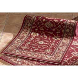 Our 100% worsted wool runner in red and gold reflects the floor-coverings found in the palaces of