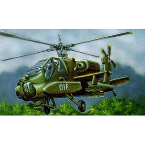 Unbranded AH-64 Apache plastic kit 1:72
