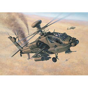 AH-64D Longbow Apache/WAH-64D plastic kit from German specialists Revell. The AH-64D Longbow Apache 