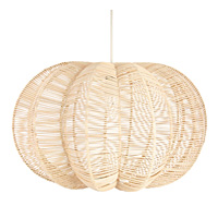 Unbranded AI035 NAT - Natural Wicker Pendant Shade