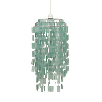 Unbranded AI109 DE - Duck Egg Capiz Shell Pendant Shade