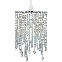 Unbranded AI143 - Clear Acrylic Pendant Shade