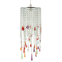 Unbranded AI168 - Clear/Coloured Glass Pendant Shade