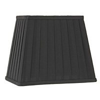 Unbranded AI232 BLK - Black Pleated Lamp Shade