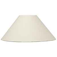 Unbranded AI246 - Cream Hessian Cloth Effect Lamp Shade
