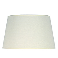 Unbranded AI257 - Cream Hessian Cloth Effect Lamp Shade
