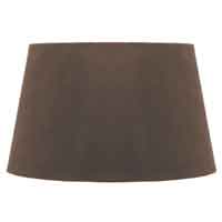 Unbranded AI264 BR - Brown Faux Suede Lamp Shade