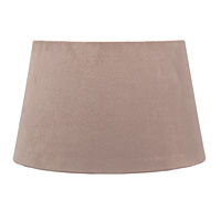 Unbranded AI264 LA - Latte Faux Suede Lamp Shade