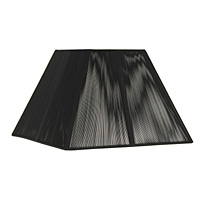 Unbranded AI268 BL - Black Silky String Lamp Shade