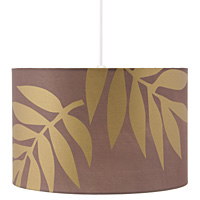 Unbranded AI271 BR - Brown Silk Lamp/Pendant Shade