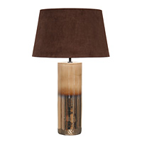 Unbranded AI375/264 16 BR - Gold and Chocolate Ceramic Table Lamp