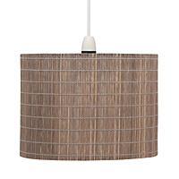 Unbranded AI665 CH- Small Chocolate Bamboo Pendant Shade
