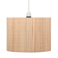 Unbranded AI667 NAT - Large Natural Bamboo Pendant Shade