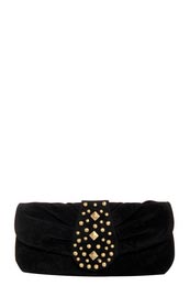 Unbranded Aimie Suedette Studded Bag