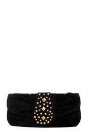 Unbranded Aimie Suedette Studded Bag