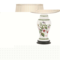 Unbranded AIPM02/258 14 IV - Small `otanic Garden`Porcelain Table Lamp