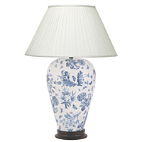 Unbranded AIPM05/263 18 IV - Large `otanic Blue`Porcelain Table Lamp