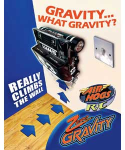 This will drive you up the wall.The latest in innovation this ready to run vehicle features Zero