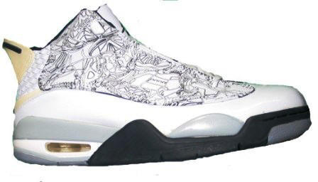 Air Jordan Dub-Zero White Black