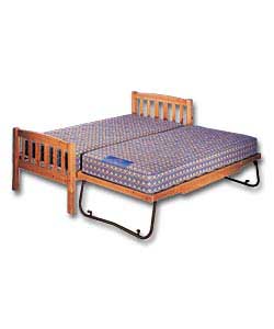 Airsprung Beds California Solid Pine Bed with Guest Bed