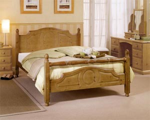 Airsprung- The Newark- 5FT Kingsise Wooden Bedstead