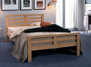 Airsprung- The Rancher- 4FT 6" Double Wooden Bedstead