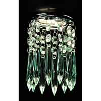 Unbranded AISN02DE - Duck Egg Glass Bead Downlighter Cover - PAIR